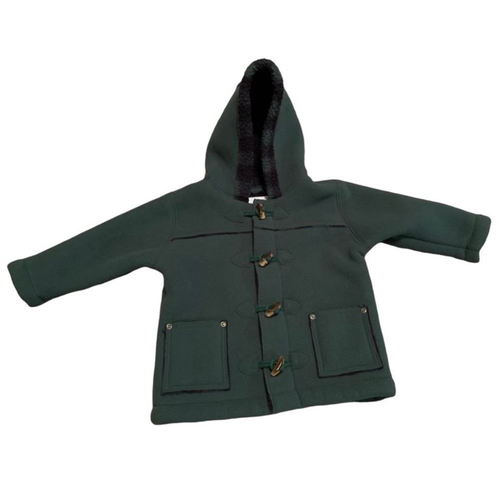 Vintage little pup 24 Months Green Thick Fleece Jacket.